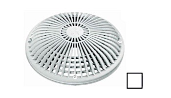 AquaStar 10" Round MoFlow Suction Outlet Cover and Mud Frame | White | 10MF101
