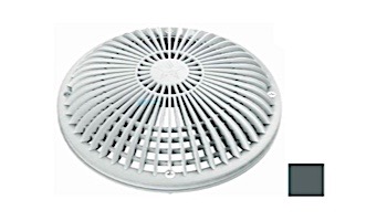 AquaStar 10" Round MoFlow Suction Outlet Cover and Mud Frame | Dark Gray | 10MF105