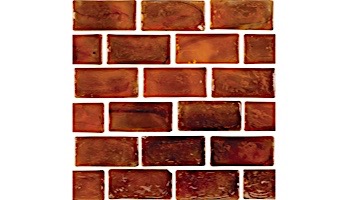 National Pool Tile Arctic 1x2 Glass Series Pool Tile | Amber | 1x2079