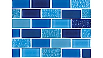 National Pool Tile Essence 1x2 Glass Tile | Royal Blue | ES-ROYAL 1X2