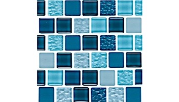 National Pool Tile Essence 1x1 Glass Tile | Imperial Blue | ES-IMPERIAL 1X1