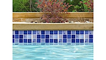 National Pool Tile Valencia 2x2 Series Glass Tile | Azul | VAL-AZUL 2X2