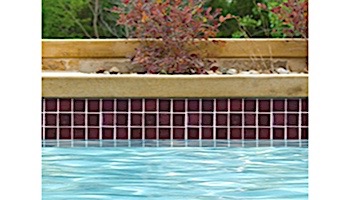 National Pool Tile Valencia 2x2 Series Glass Tile | Marron | VAL-MARRON 2X2