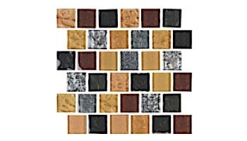 National Pool Tile Soleil 1x1 Glass Series Pool Tile | Gold | ANUBIS1X1