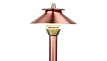 FX Luminaire PF 1 LED Path Light | Flat White | 18" Riser | PF1LED18RFW KIT