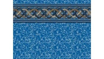 21' x 43' Oval Mystri Gold Pattern Above Ground Pool Liner | Uni-Bead | Heavy Gauge | 54" Wall | LI2142654MGU25