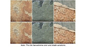 National Pool Tile Himalayan Slate 6x6 Series | Multicolor | HMS-MULTI