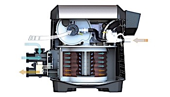 Jandy JXi Pool & Spa Heater Low-NOx | 260K BTU Natural Gas | Electronic Ignition | Digital Controls | JXI260N