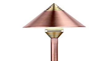 FX Luminaire QF 1 LED Path Light | Desert Granite | 12" Riser | QF1LED12RDG KIT