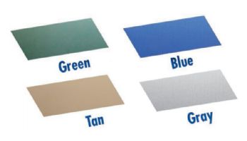 Merlin 10-Year Solid Safety Cover with Drain Panel | Rectangle 20' x 40' | 4' Offset 4' x 8' Left Side Step | Green | 33W-X-GR