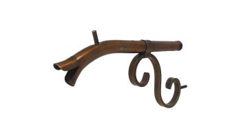 Black Oak Foundry Small Courtyard Spout | Antique Brass / Bronze Finish | S7500-AB | S7532-AB