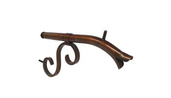 Black Oak Foundry Small Courtyard Spout | Antique Brass / Bronze Finish | S7500-AB | S7532-AB