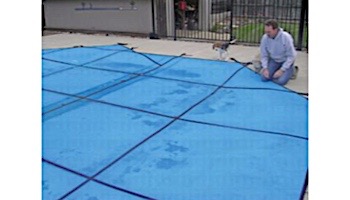 PoolTux 20-Year King Light Weight Solid Safety Cover | No Step Rectangle 12' x 20' Green | CSPTGSL12200