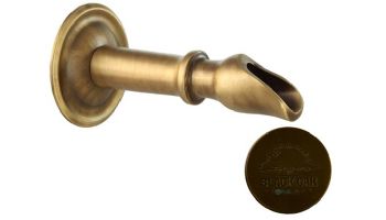 Black Oak Foundry Anzio Spout | Antique Brass / Bronze Finish | S28-AB