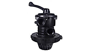Custom Molded Products Top Mount Multi-Port Valve 1.5" FPT x 2" Buttress Clamp Black for Pentair Sand Filters 262506 | 27502-154-000