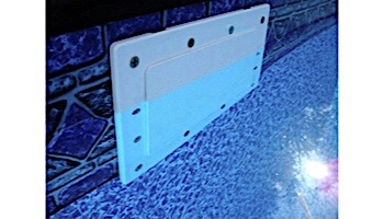 SimPoolTec Inground Skimmer Plug | 15-3/16" x 5-5/8" | Widemouth Faceplate | IGWM-H
