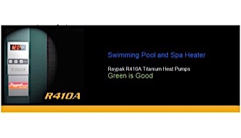 Raypak Heat and Cool Pump 130K BTU | THREE PHASE | Titanium Heat Exchanger | Digital Controls | 013342 R8353ti-E-HC 013344 M8353ti-E-HC