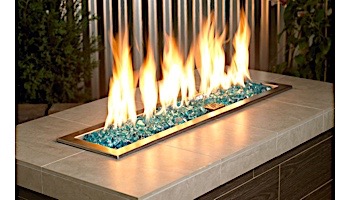 American Fireglass Half Inch Classic Collection | Azuria Fire Glass | 10 Pound Jar | AFF-AZBL12-J