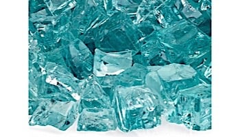 American Fireglass Half Inch Classic Collection | Azuria Fire Glass | 10 Pound Jar | AFF-AZBL12-J