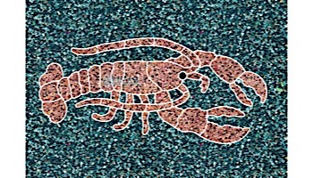 AquaStar Swim Designs Lobster Stencil Only | Gray | F1006-05