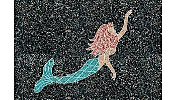 AquaStar Swim Designs Mermaid Stencil Only | Gray | F1007-05