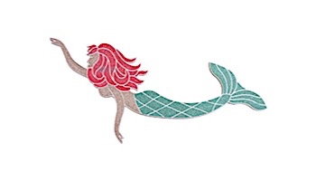 AquaStar Swim Designs Mermaid Stencil Only | Gray | F1007-05