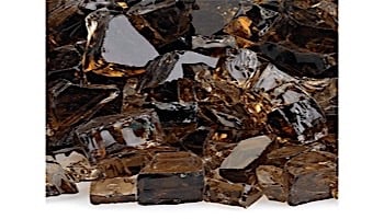 American Fireglass Half Inch Classic Collection | Copper Fire Glass | 10 Pound Jar | AFF-COP12-J