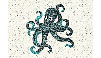 AquaStar Swim Designs Octopus Stencil Only | Gray | F1008-05