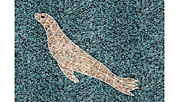 AquaStar Swim Designs Sea Lion Stencil Only | Gray | F1009-05