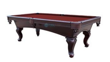 Hathaway Monterey 8-Foot Mahogany Slate Pool Table| Black Felt | NG2585BK