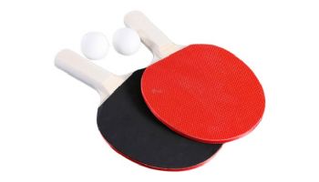 Hathaway Park Avenue 7-Foot Pool Table Combo Set with Benches | Black with Red Felt | NG2530PR BG2530PR
