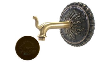 Black Oak Foundry Centurion Spout | Antique Brass / Bronze Finish | S35-AB | S37-AB