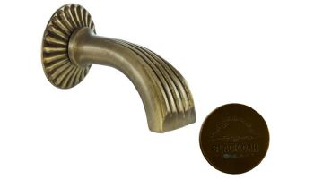Black Oak Foundry Roma Spout | Antique Brass / Bronze Finish | S19-AB