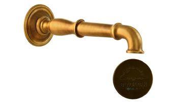 Black Oak Foundry Siena Spout | Antique Brass / Bronze Finish | S23-AB