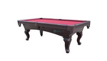 Hathaway Monterey 8-Foot Mahogany Slate Pool Table| Red Felt | NG2585RD