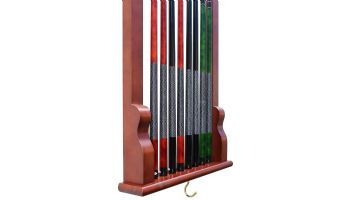 Hathaway Vintage Wall Billiard Pool Cue Rack | Mahogany | NG2571M BG2571M