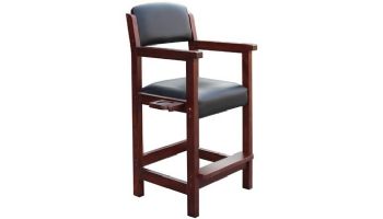 Hathaway Cambridge 30-In High Top Spectator Chair | Walnut Finish | NG2556W BG2556W