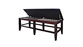 Hathaway Unity Spectator Storage Bench | Antique Walnut | NG2558W BG2558W