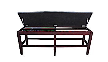 Hathaway Unity Spectator Storage Bench | Antique Walnut | NG2558W BG2558W