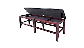Hathaway Unity Spectator Storage Bench | Antique Walnut | NG2558W BG2558W