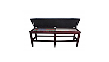 Hathaway Unity Spectator Storage Bench | Rich Mahogany Finish | NG2558M