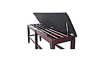 Hathaway Unity Spectator Storage Bench | Rich Mahogany Finish | NG2558M