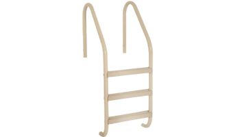 Saftron Economy 2-Step Ladder | .25" Thickness 1.90" OD | 24" W x 44" H | Beige | P-324-L2-B