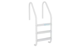 Saftron Economy 5-Step Ladder | .25" Thickness 1.90" OD | 24" W x 72" H | White | P-324-L5-W
