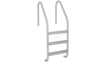 Saftron Economy 5-Step Ladder | .25" Thickness 1.90" OD | 24" W x 72" H | Gray | P-324-L5-G