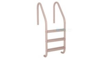 Saftron Economy 2-Step Ladder | .25" Thickness 1.90" OD | 24" W x 44" H | White | P-324-L2-W