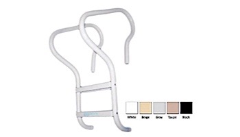 Saftron Camelback 3-Step Ladder | .25" Thickness 1.90" OD | 29"W x 55"H | Black | P-529-L3-BK