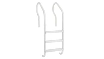 Saftron Elite Series 2-Step Ladder | .25" Thickness 1.90" OD | 21" W x 43" H | White | P-421-LP2-W