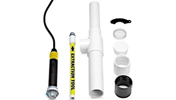 Jandy Nicheless LED Lighted Bubbler, White Light Only | 12V 150' Cord | White Light Only | JLBW20W150
