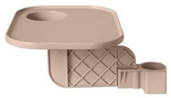 Saftron Snap-on Tray .25" Thickness 1.90" OD | Single | Taupe | PS-ST-T